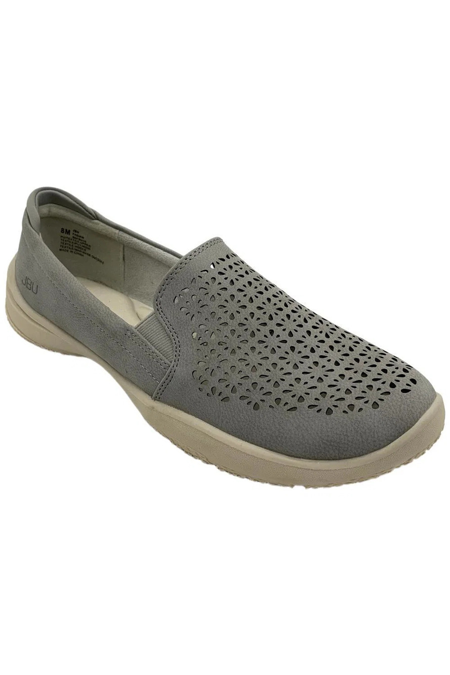 JBU Women's Fabian Twin Slip-On Grey - Wide